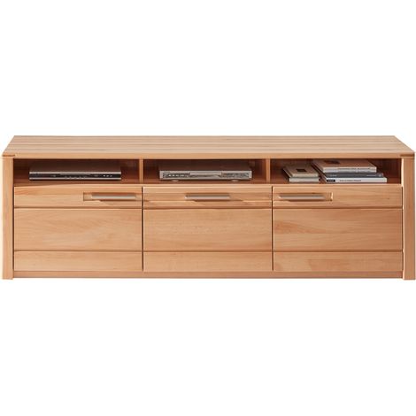 TV Lowboard Fernsehtisch, 190cm, Front Kernbuche massiv NEWTON-36 (1/5)