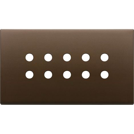 VIMAR - 22699.RN.12 Platte 5Mx10 BS Rund dunkelbronze th.