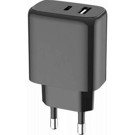 Compatible avec un adaptateur secteur USB double, 40 W (15 W/25 W), prend en charge la charge rapide PD, noir. (1/5)