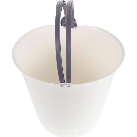 Poubelle sans Couvercle Grosse Capacité en Plastique avec Bord Arrondi et Poignée, Design Minimaliste pour Bureau ou Chambre, Accès Facile et Changement Rapide Paquet (1/5)