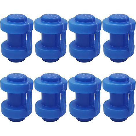 8 Pices Embouts De Trampoline 25mm, Trampoline Embout De Poteau Pour Les Piquets De Filet Du Trampoline, Filet De Scurit Pices De Rechange Rsistan