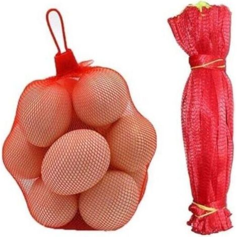 Sac Filet Réutilisable, 200 Pièces Sac Filet Légumes en Filet de Nylon, Filet d'Emballage de Fruits (1/4)