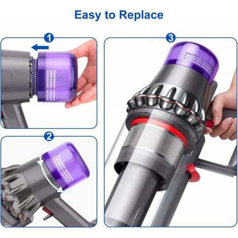 Filtre HEPA Lavable - Pour Aspirateur Sans Fil Dyson V11 V15 SV14 - Compatible V11 Absolute Torque Drive Animal V15 Detect SV14 - 1 Pièce (1/5)