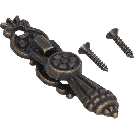 Lot de 30 mini poignées de porte double de style européen, poignées de tiroir de boîte en bois (1/5)
