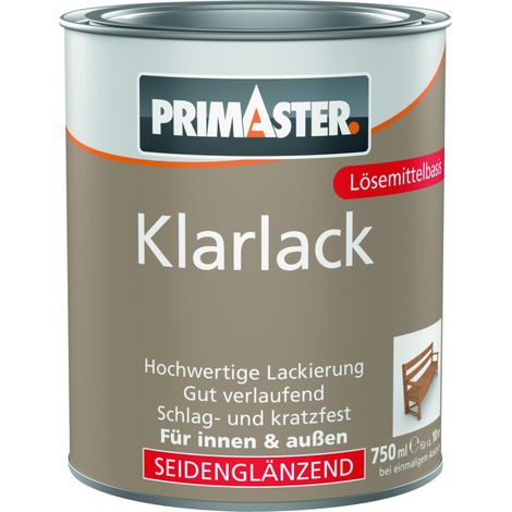 Primaster Klarlack 750 ml farblos seidenglänzend Lack