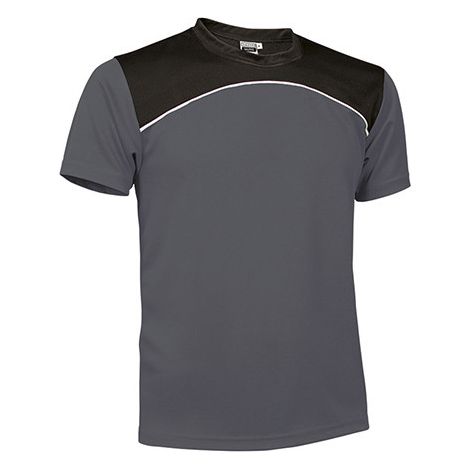 Camiseta técnica tricolor VALENTO Maurice 10/12 Gris/Blanco/Negro