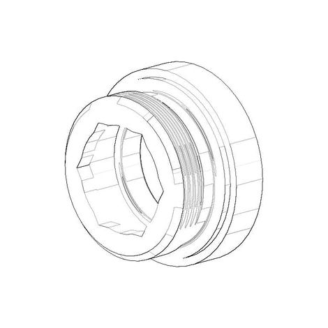 DO Rastbuchsenaufnahme ERSATZTEILE 091212043 D 19,5 x 9,5 mm Chrom