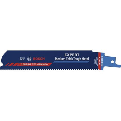 Lame de scie sabre Med.Thick Metal L.150mm B.25mm TPI 10 2.5mm 1 Unités