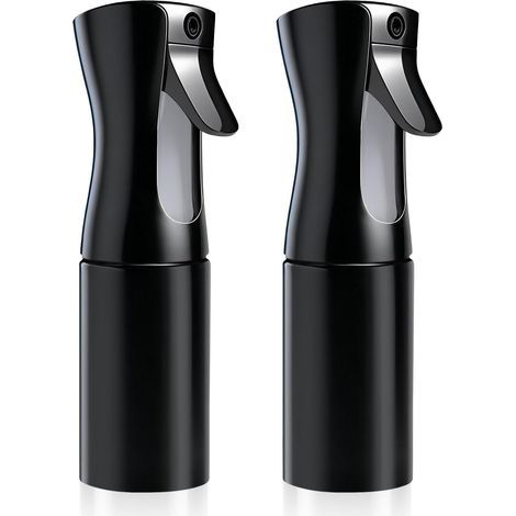 Lot de 2 vapoisateus d'eau de 200 ml, avec bume fine continue, pou plantes, nettoyage, alcool, etc. (nois) (1/5)