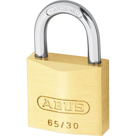 ABUS 02335 65/30mm Brass Padlock Keyed Alike 303 ABUKA02335