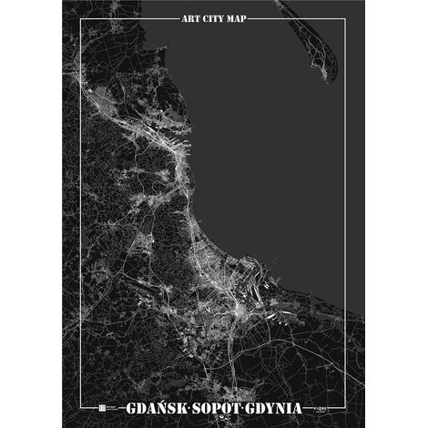 Affiche décorative - Gdańsk, Gdynia, Sopt