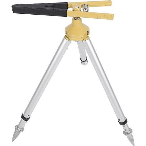 Support de trépied métallique à pince de centrage réglable 46-60 cm pour stations totales (1/5)