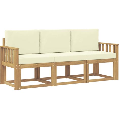 Set di divani da esterno 3 pz Salotto da Giardino (1/5)