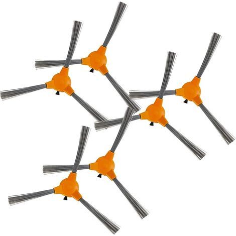 6 brosses latérales pour aspirateur robot Laresar Grande 1, accessoires de rechange pour robot aspirateur (1/2)