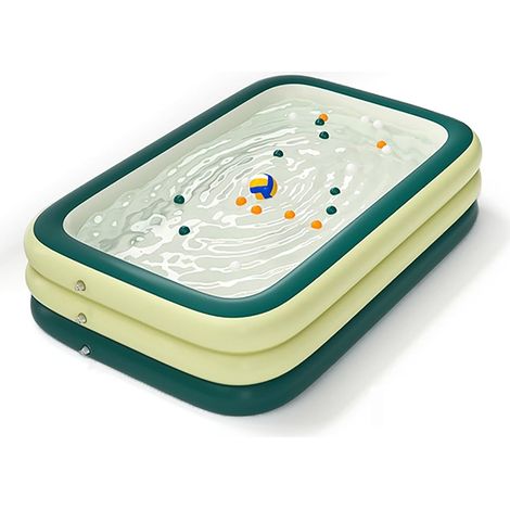 Piscine gonflable, piscine hors sol durable et épaisse, pataugeoire, piscine familiale gonflable, fête aquatique d'été, jardin, pelouse (taille : 1,8 m/5,9 pi)