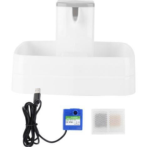 Fontaine à eau automatique pour animaux de compagnie, distributeur d'eau en cascade avec réservoir de 3,1L (1/5)
