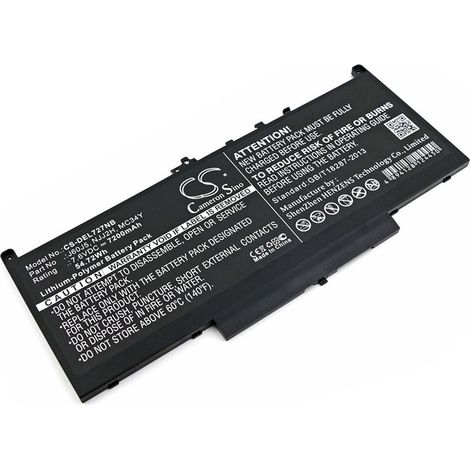 Batteria per Dell Latitude 12 E7270 ecc