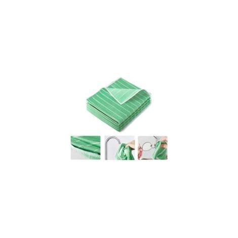 4 Chiffon Bambou Microfibre pour Vitres Miroirs Carreaux Carrosserie Microfibre Bambou Vitre Ménage Salle de Bain - Crezuo (1/4)