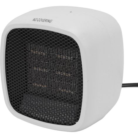 Chauffage d'appoint de bureau, mini chauffage électrique portable pour la maison ou le bureau, blanc, 220 V (UE)