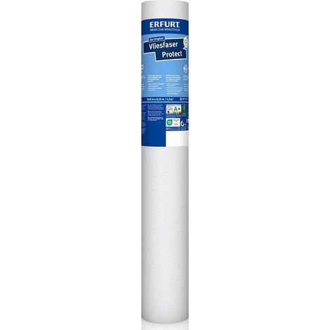 Erfurt Vliesfaser Tapete Protect 212 weiß 10,05 x 53,0 cm überstreichbar (1/3)