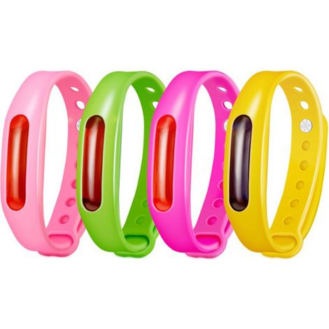 6 bracelets anti-insectes en silicone sûr imperméable anti-transpiration pour enfants femmes enceintes (1/5)