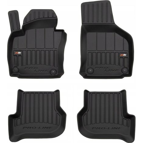 ALFOMBRAS Y FELPUDOS DE GOMA SKODA Octavia 2 RS 2005-2013 3D TROUGH (1/5)