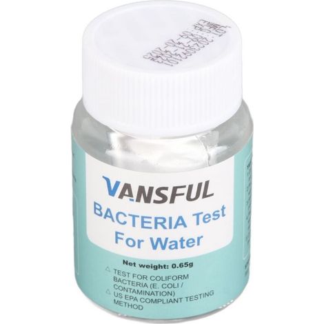 Test Kit pour Eau Potable - Détection Rapide des Coliformes pour Puits, Piscine et Aquarium (1/5)