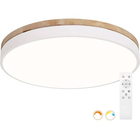 Plafón MOON, 49W, 500mm, CCT, mando+APP, Blanco dual, regulable (1/4)