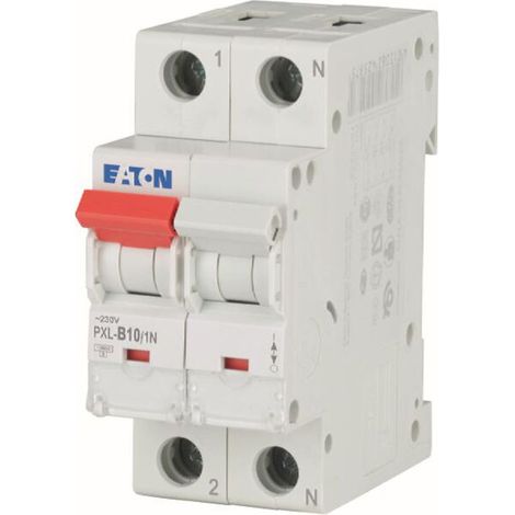 EATON Electric Leitungsschutzschalter PXL-B10/1N B10A 1polig+N