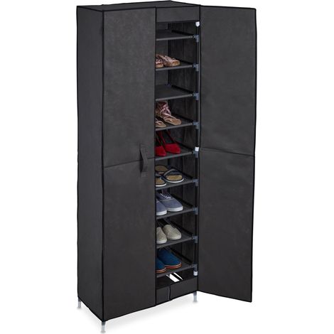 Schuhschrank aus stoff fur 30 paar schuhe