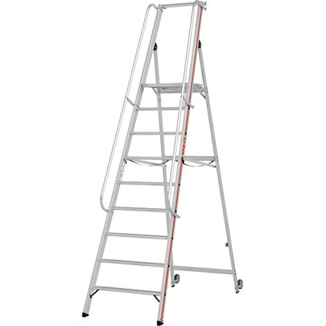 Scaletta 9 gradini - altezza massima di lavoro 4.10m - 8081/09