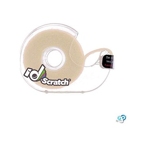 ID-Scratch Bande velcro - bobine 2m x 2cm - couleur blanche