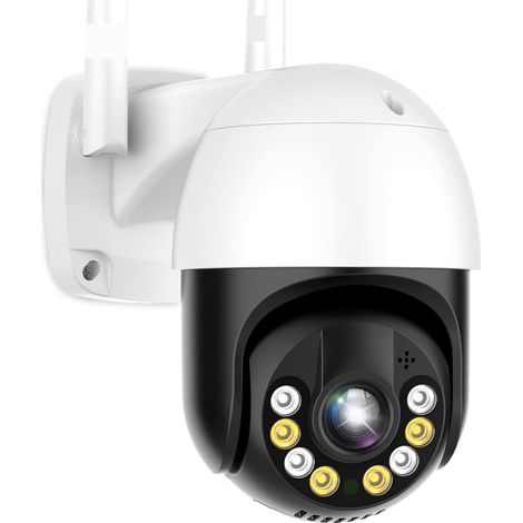 Caméra de sécurité à Domicile 8MP 4K PTZ caméra 4MP H.265 caméra IP extérieure sans Fil 1080P HD AI détection Humaine P2P Surveillance vidéo CCTV(1080P with 32G SD) (1/5)