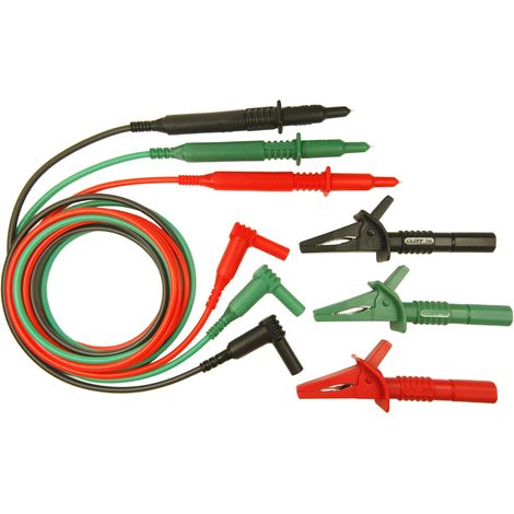 Kit de connexion et cordon de test RS PRO ( Prix pour 1 )