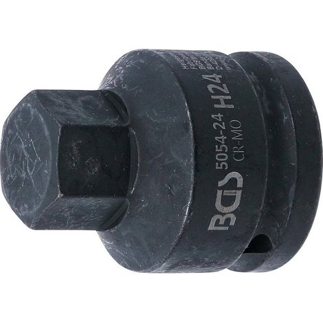 Douille à Embouts Choc 55 mm - 20 mm (3/4), Six Pans Intérieurs 24 mm - Résistante et Précise - D-Work (1/5)