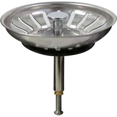 Bouchon d'évier en acier inoxydable avec filtre universel et drainage rapide (1/5)