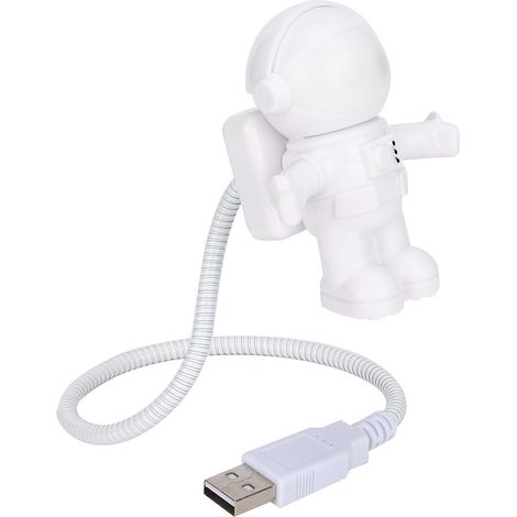 Energiesparende Mini-LED-Nachtlampe in Astronautenform mit USB-Anschluss für Computer, Laptops und Notebooks (1/5)