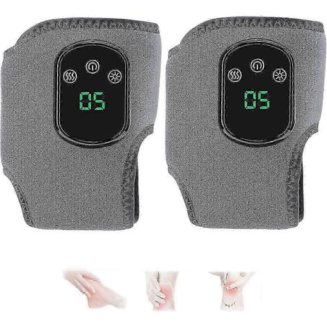 x 2025 Emsense Masseur de pieds sans fil portable à triple méthode et 3 modes de vibration, avec chevillère chauffante pour la maison, le bureau et les voyages
