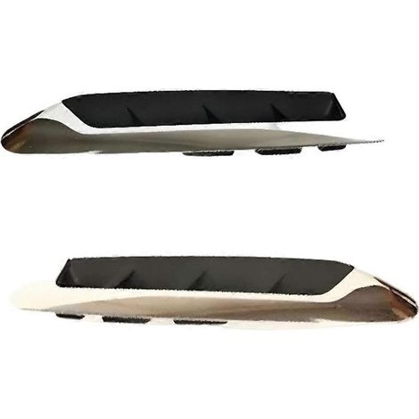 Baguettes de finition latérales avant gauche et droite pour BMW X3 G01 et X4 G02 (2018-2021) - Références : 51137418607 et 51137418608 (1/5)