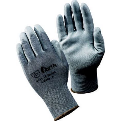 Guantes de punto -Fitter- (PU/poliéster) T8 (Por 10)