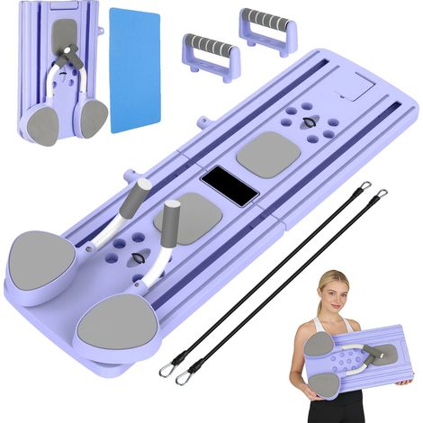 Planche d'exercice, Matériau : PP et silicone, Dimensions : 30 cm x 60 cm x 15 cm, Compatibilité : Tous niveaux de fitness, Performance : Résistance maximale 20 kg, Certification de sécurité : Conform (1/5)