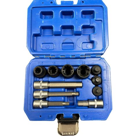 BUSSOLA BUSSOLE PER SMONTAGGIO PINZE FRENI 3/8 1/2 KIT 11pz PROFESSIONAL