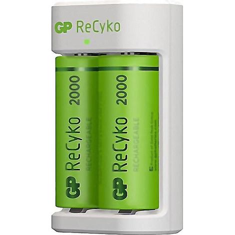 GP cargador usb recyko+ 2 pilas aa 2100mah , GP USB Charger - U211 proporciona una plataforma de carga común universal para usuarios de baterías recargables. Con un sistema de carg (1/2)