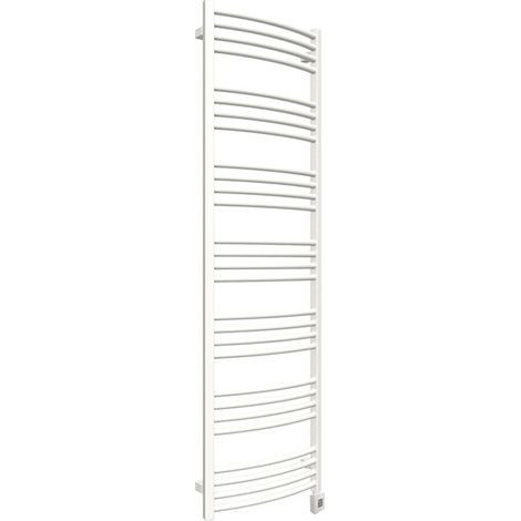 Sèche-serviette électrique blanc de 1860mm de haut et 636mm de large. - 1000 Watt - LEN1860/636E8B