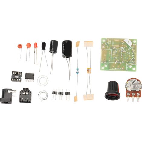 LM386 Super Mini DIY Audioverstärker-Bausatz, Elektronik, FR4-A Leiterplatte, 3-12 V (1/5)