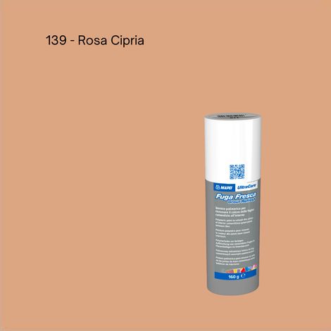 Rinnovo fughe sbiadite ripristinare pavimento ultracare fuga fresca 160 gr colore- rosa cipria - 139 - confezione 1 (1/5)