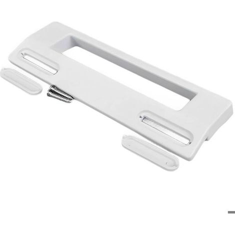 Poignée de réfrigérateur universelle blanche amovible, Poignée porte freezer - Entraxe trous de 90 mm à 170 mm-18560mm (1/4)