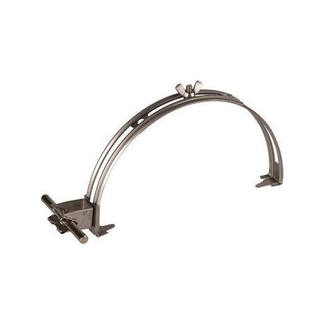 Dehn Dachleitungshalter DEHNgrip NIRO H 20mm f. Rd 8mm verstellbar 180-280mm 206109 (1/5)