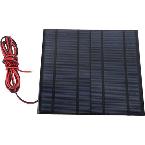 Epoxidharz-Solarmodul, Polysilizium, 18 V DC, 4,5 W, Werkzeugset mit 2 m rotem und schwarzem Kabel (1/5)