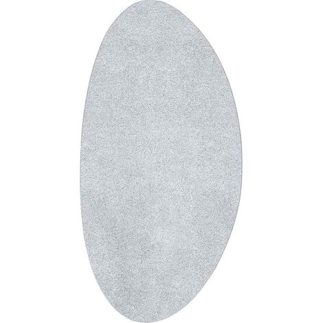 Alfombra HUARTE Gris 100 x 200 cm Poliéster vidaXL